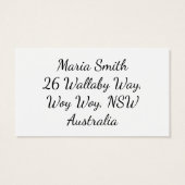 Australian slang heart (Back)