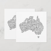 Australian slang map (Front/Back)