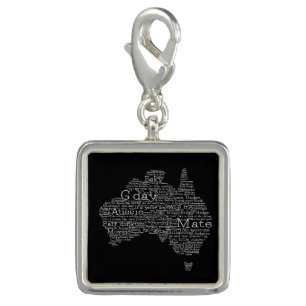 Australian slang map charm
