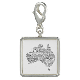 Australian slang map charm