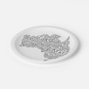 Australian slang map paper plates