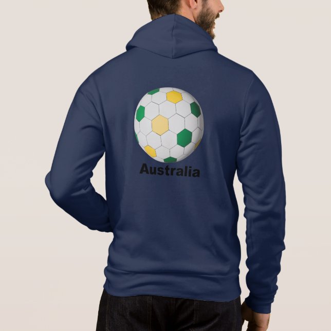 Australian Soccer Hoodie (Back)