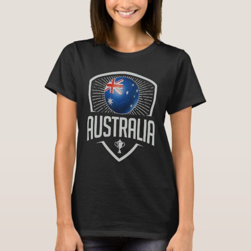 Australian Soccer Team Support The Team Football F T_Shirt