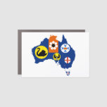 Australian States Flag Car Magnet