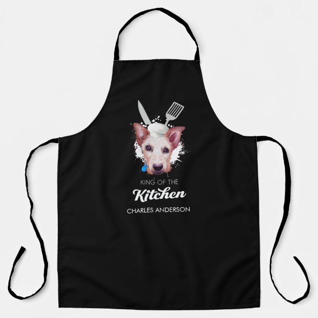 Australian Stumpy Tail Cattle Dog Puppy Dog Apron (Front)