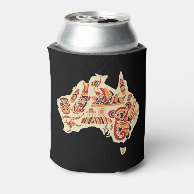 Australian symbols can cooler (Can Back)