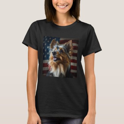 Australian Terrier 4th of July  Australian Terrier T-Shirt
