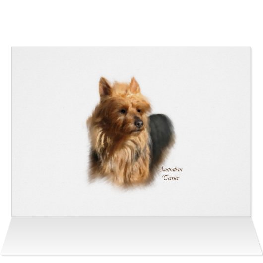 Australian Terrier Art Gifts (Inside Horizontal (Top))
