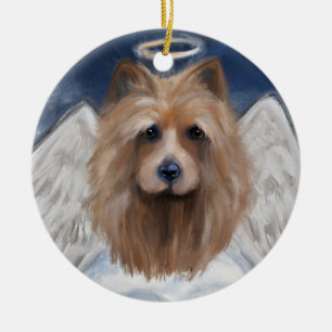 AUSTRALIAN TERRIER CERAMIC ORNAMENT