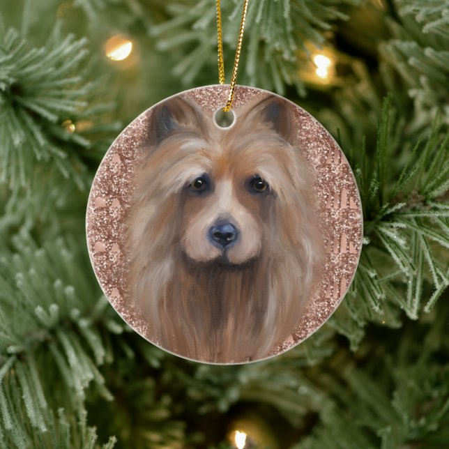  AUSTRALIAN TERRIER CERAMIC ORNAMENT (Tree)