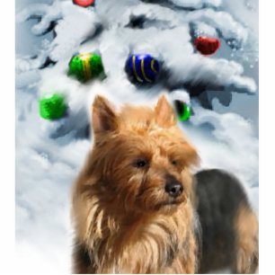 Australian Terrier Christmas Ornament