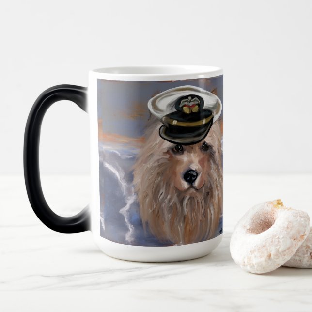  AUSTRALIAN TERRIER   COLOR MORPH MUG  (With Donut)