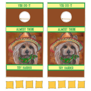  AUSTRALIAN TERRIER   CORNHOLE SET