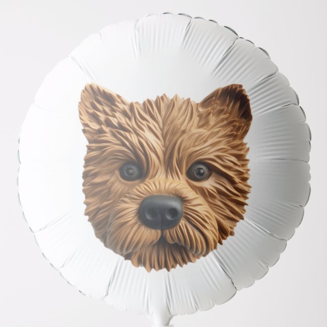 Australian Terrier Dog 3D Inspired Balloon (Front)