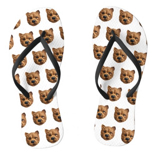 Australian Terrier Dog 3D Inspired Flip Flops