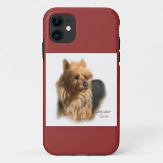 Australian Terrier Dog Art iPhone 11 Case