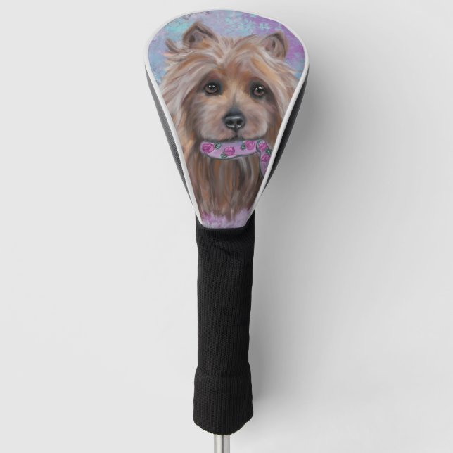  AUSTRALIAN TERRIER   GOLF HEAD COVER (Front)