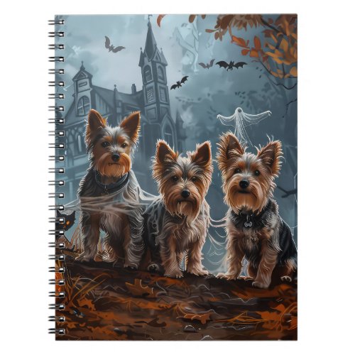 Australian Terrier Halloween Night Doggy Delight Notebook