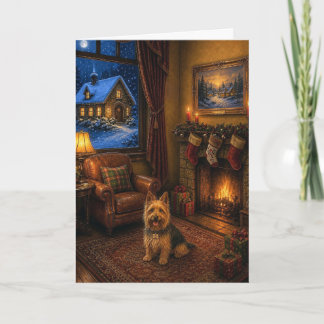 Australian Terrier Holiday Card