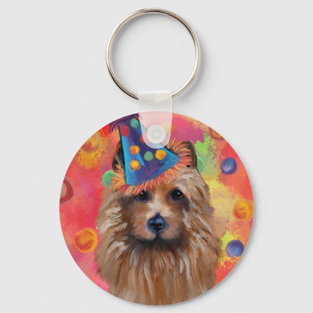 Australian Terrier       Keychain (Front)