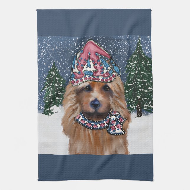 Australian Terrier        Kitchen Towel (Vertical)