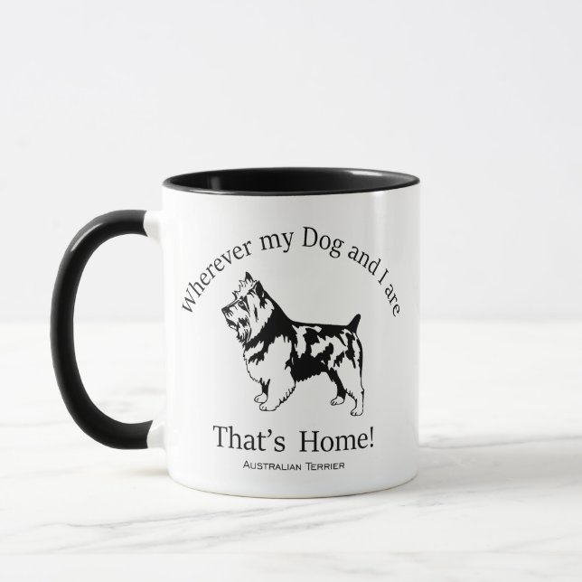 Australian Terrier Mug (Left)