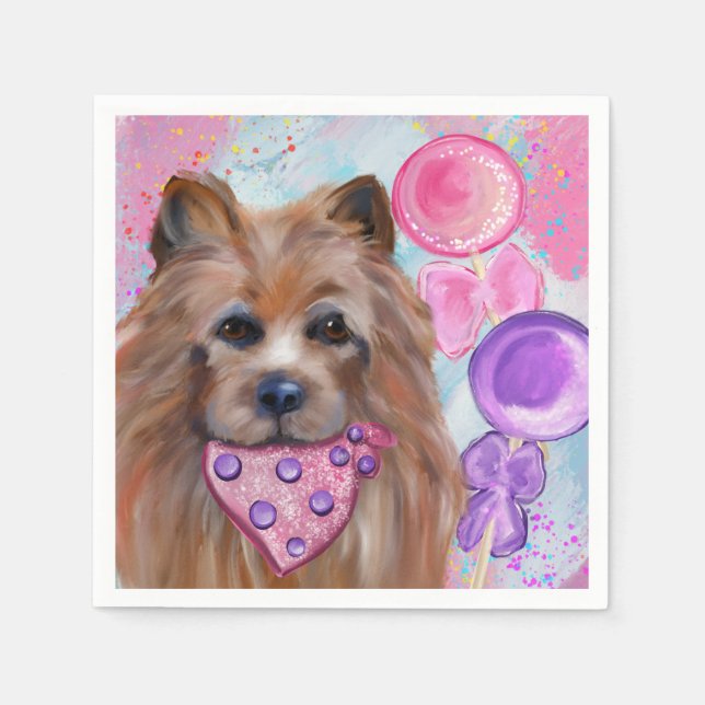 AUSTRALIAN TERRIER   NAPKINS (Front)
