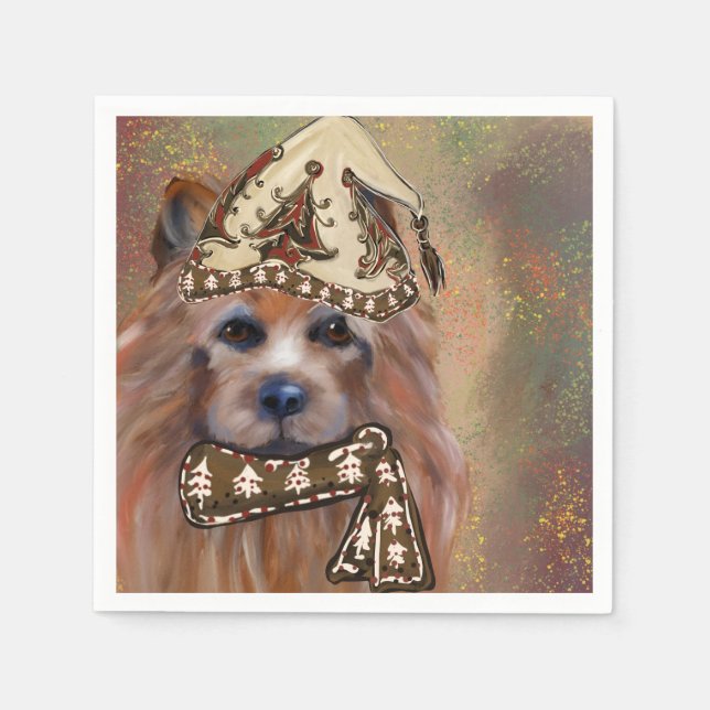 AUSTRALIAN TERRIER NAPKINS (Front)