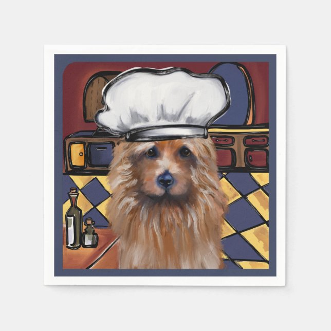 Australian Terrier  Napkins (Front)