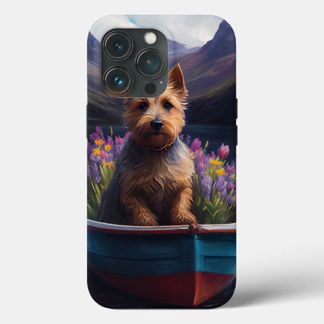 Australian Terrier on Paddle: A Scenic Adventure Case-Mate iPhone Case (Back)