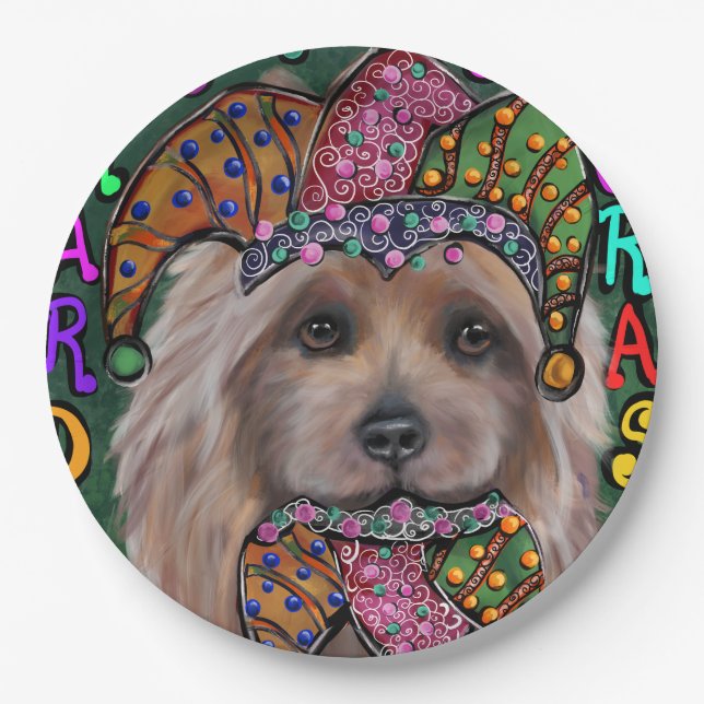  AUSTRALIAN TERRIER   PAPER PLATES (Front)