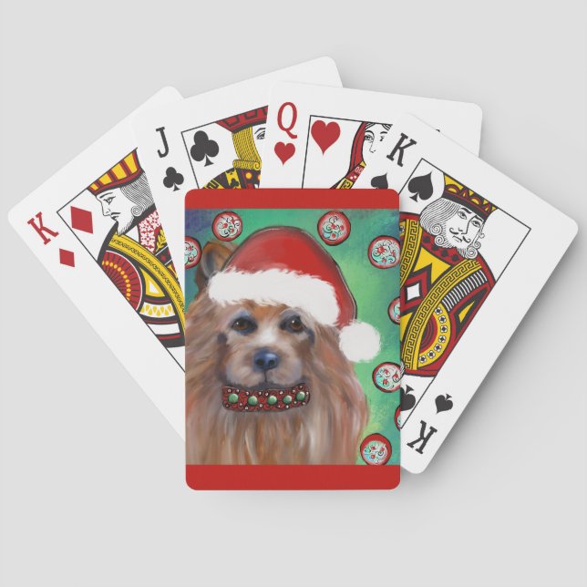  AUSTRALIAN TERRIER POKER CARDS (Back)