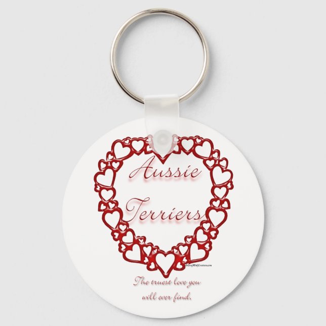 Australian Terrier True Love - Keychain (Front)