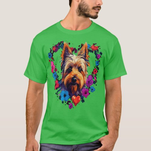 Australian Terrier Valentine Day T_Shirt