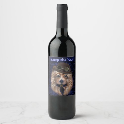 AUSTRALIAN TERRIER      WINE LABEL