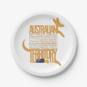 Australian Territory / Australian Territory Paper Plates