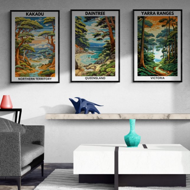 Australian Travel Poster, Daintree, QLD Poster (Creator Uploaded)