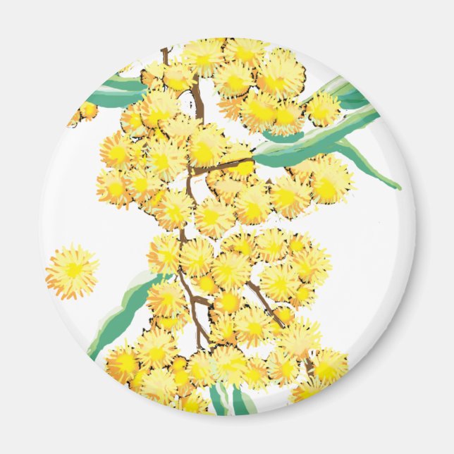 Australian wattle magnet (Front)