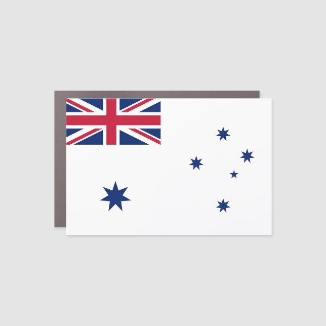 Australian White Ensign Car Magnet (Front)