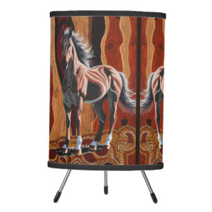 Australian Wild Brumby Tripod Lamp