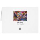 Australian wildflowers cards (Back Horizontal)