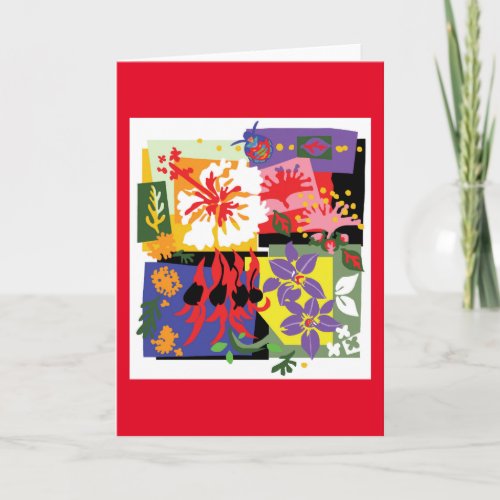 Australian WILDFLOWERS _ Floral Celebration_  Card