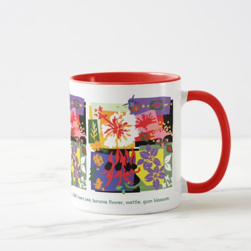 Australian WILDFLOWERS _ Floral Celebration  _ Mug