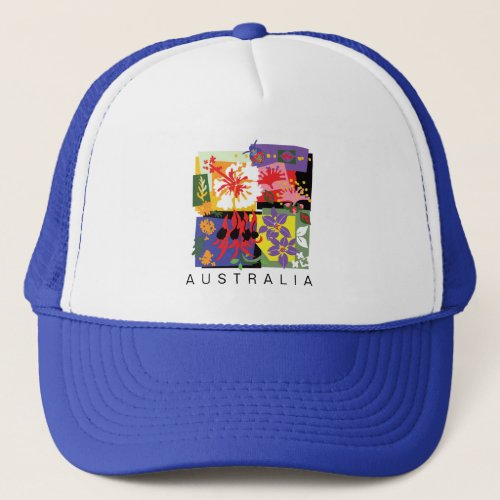Australian WILDFLOWERS _ Floral Celebration _  Trucker Hat