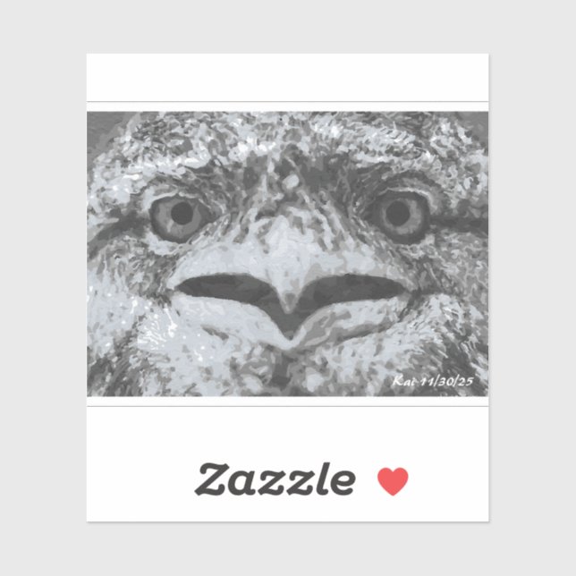 Australian Wildlife, Nature's Curmudgeon, Animal Sticker (Sheet)
