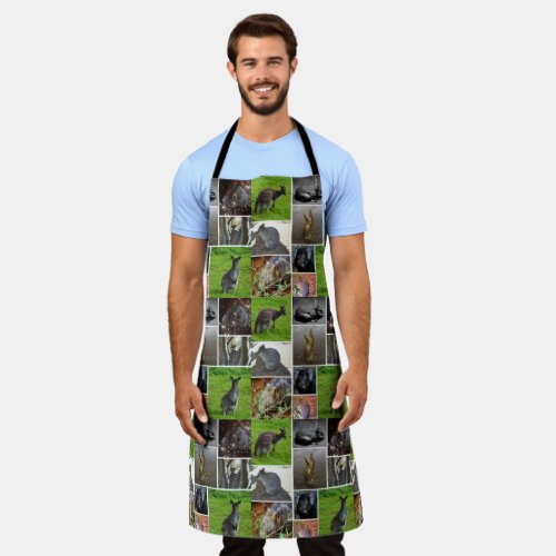 Australian Wildlife Photo Collage Apron