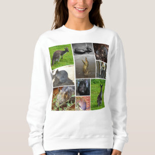 Australian Wildlife Photo Collage, Sweatshirt