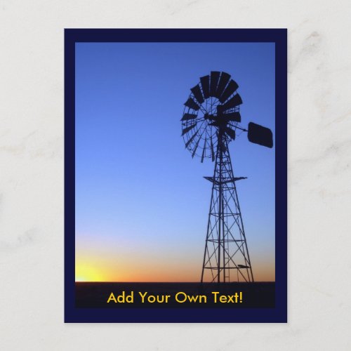 Australian Windmill Postcard