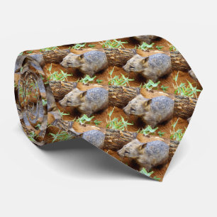 Australian Wombat Battle Scars, Neck Tie