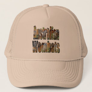 Australian Wombats Logo With Wombats, Trucker Hat